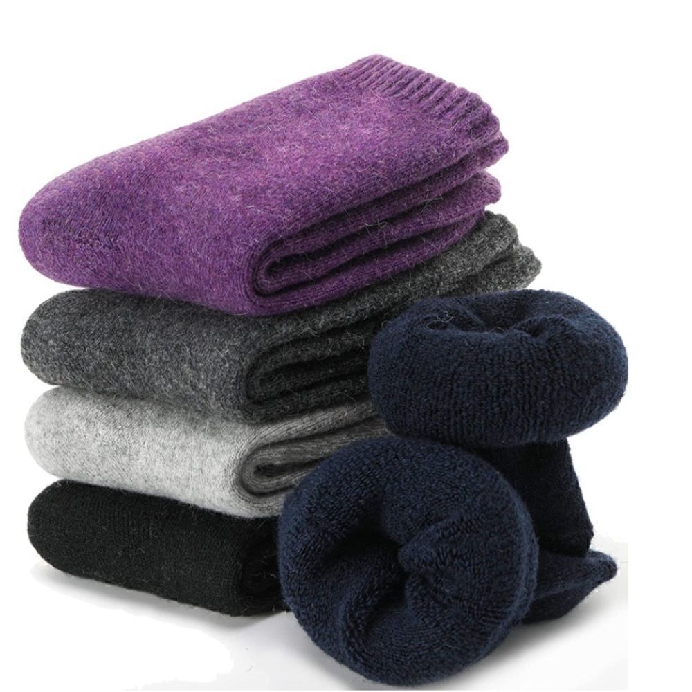 Dark Merino Wool Blend Socks
